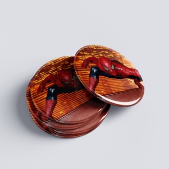 SPIDERMAN ROZET BUTON MAGNET 5 ADET