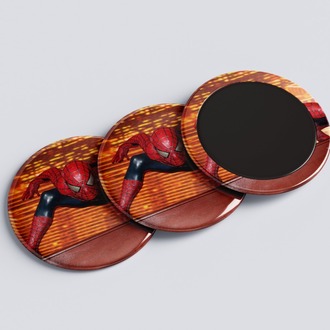 SPIDERMAN ROZET BUTON MAGNET 5 ADET