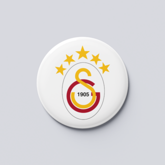 GALATASARAY 5 YILDIZ BUTON MAGNET 5 ADET- KİŞİSELLEŞTİRİLEBİLİR