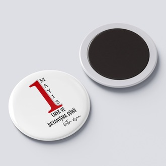 1 MAYIS ROZET BUTON MAGNET 5 ADET