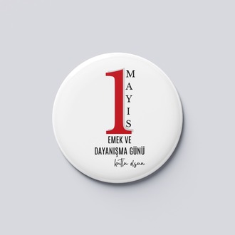 1 MAYIS ROZET BUTON MAGNET 5 ADET