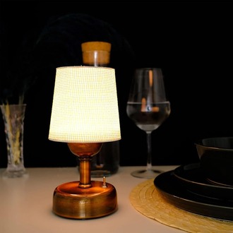 Niche Store Tr Masa Üstü Pilli Abajür, Vintage, Mini Gece Lambası