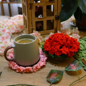 Bardak Altlığı Pembe