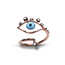 evil eye taşlı yüzük