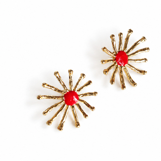 Aurelia Star (mercan) küpe