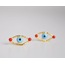 evil eye küçük küpe