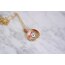 evil eye kolye (neon pembe)