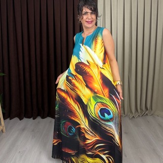Amber Tasarım Elbise Sarı