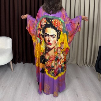 Safira Tasarım Kimono Frida Mor