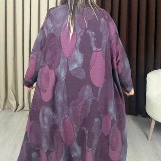 Aura Kimonolu Takım Bordo
