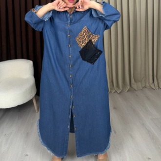 Paloma Denim Gömlek Elbise