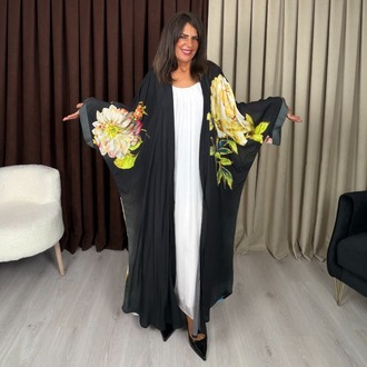 Safira Tasarım Kimono Ferida Siyah