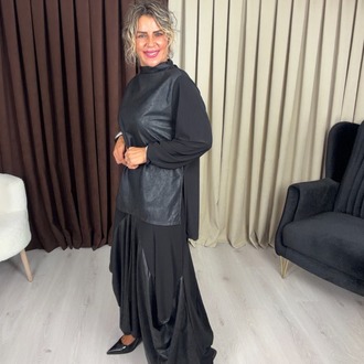 Vensa Derili Tasarım Takım Siyah