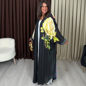 Safira Tasarım Kimono Ferida Siyah