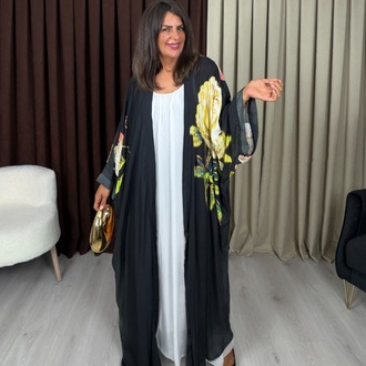 Safira Tasarım Kimono Ferida Siyah