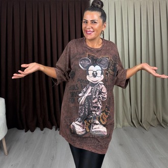 Rovin Miki T-Shirt Kahve