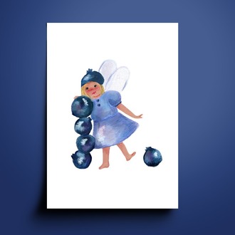 Kart Baskı Set | 'Fairies-Fruits'