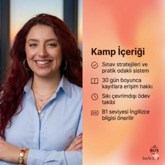 IELTS TEMMUZ 2026 YAZ KAMPI