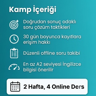 YDS AĞUSTOS 2026 KAMPI