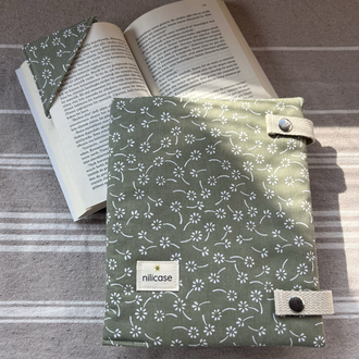 çok gözlü kitap/tablet kılıfı yeşil