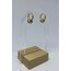 ZİRKON SİLİNDİR SALLANTILI GOLD HALKA ÇELİK KÜPE