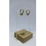 ZİRKON SİLİNDİR SALLANTILI GOLD HALKA ÇELİK KÜPE