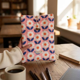 Floral Kitap ve Tablet Çantası