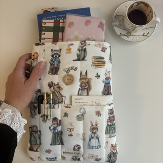Zarafet Ormanı Kitap ve Tablet Çantası