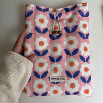 Floral Kitap ve Tablet Çantası