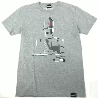 Star Wars x Super7 Mandalorian Droid T-Shirt (Large)
