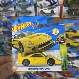 Hotwheels FERRARI F40 COMPETIZIONE Resimli Kişiye Özel