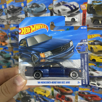 Hotwheels 89 MERCEDES-BENZ 560 SEC AMG Resimli Kişiye Özel