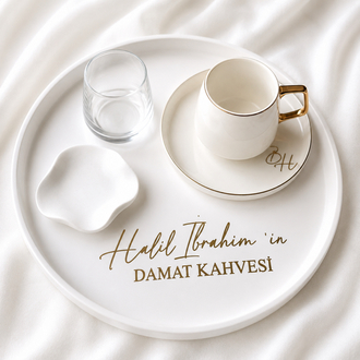 İkili yuvarlak tepsi takımı