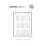 Dijital Haftalık Planlayıcı - Gri