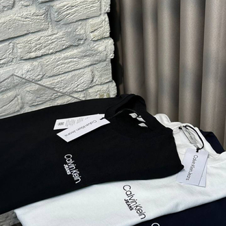 CK Lacivert Pamuklu T-Shirt