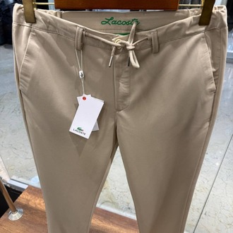 LACOSTE Cream Jogger Straight Fit