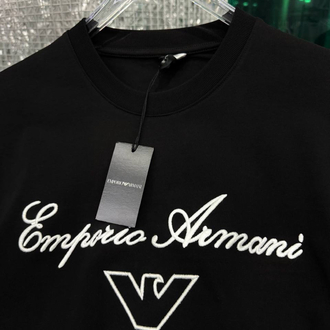 EMPERIO ARMANI Pamuklu T-shirt Siyah
