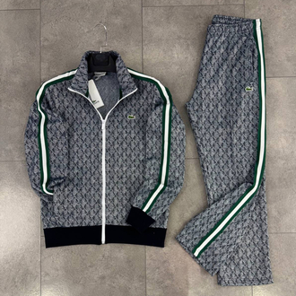 LACOSTE Monogram Eşofman Üst Gri