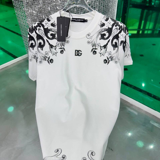 DOLCE&GABBANA Tasarım T-shirt Beyaz