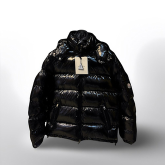 MONCLER Maya Kaz Tüyü Parlak Mont