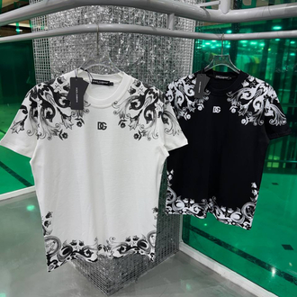 DOLCE&GABBANA Tasarım T-shirt Beyaz