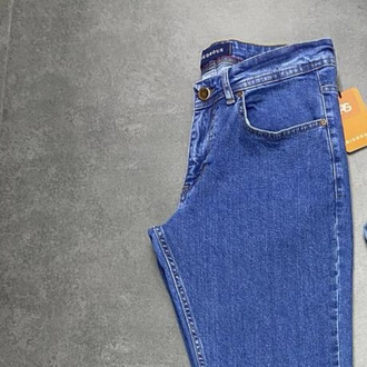 PREMIUM Lacivert Straight Fit Jean