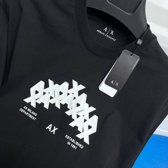 ARMANI EXCHANGE AX Logo T-shirt Siyah 