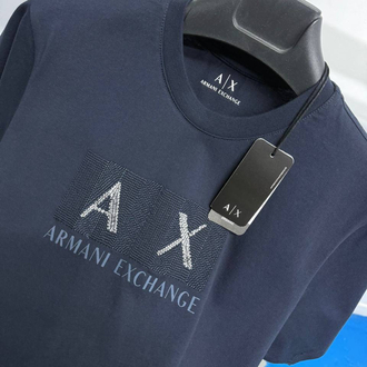 ARMANI EXCHANGE Logo T-shirt Lacivert 