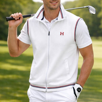 TOMMY HILFIGHER Mevsimlik Hafif Yelek Beyaz