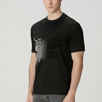 EMPERIO ARMANI Logo T-shirt Siyah 