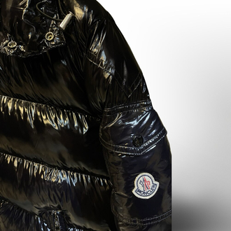 MONCLER Maya Kaz Tüyü Parlak Mont