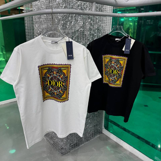 CHRISTIAN DIOR Pamuklu T-shirt Beyaz