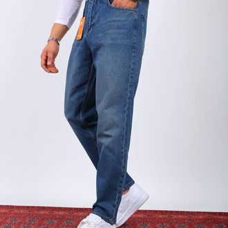 PREMIUM Washed blue Boyfriend Fit Jean