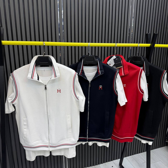 TOMMY HILFIGHER Mevsimlik Hafif Yelek Beyaz